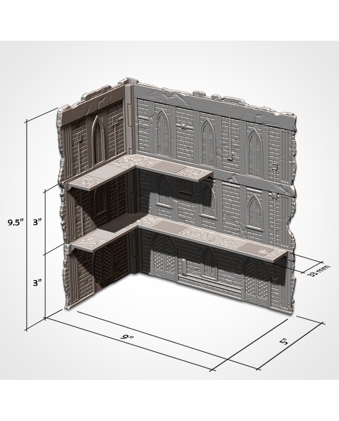 Escenografia Plegable WTC 40K Catedral - 10ª EdiciónTxarli FactoryEscenografia WTC 40K