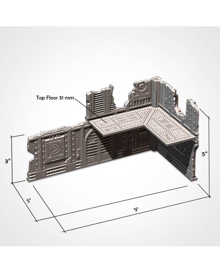 Escenografia WTC 40K Industrial Plegable - 10ª Edición|Terrainandminis|Txarli Factory