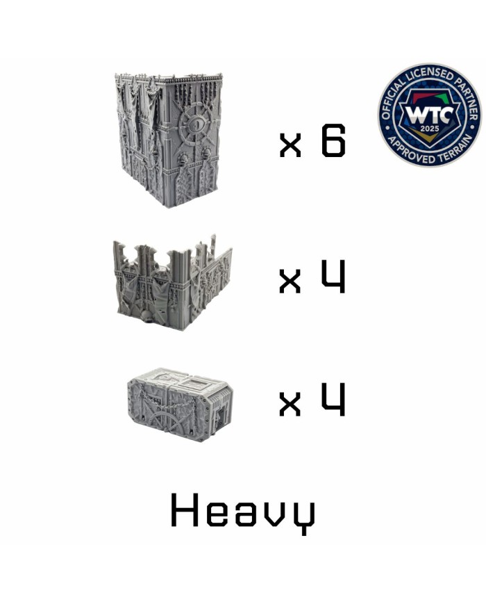 Escenografia WTC 40K Caos - Plegable 10ª Edición|Txarli Factory|Terrainandminis