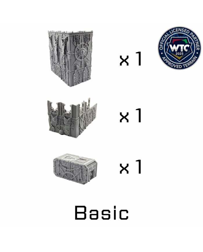 Escenografia WTC 40K Caos - Plegable 10ª Edición|Txarli Factory|Terrainandminis
