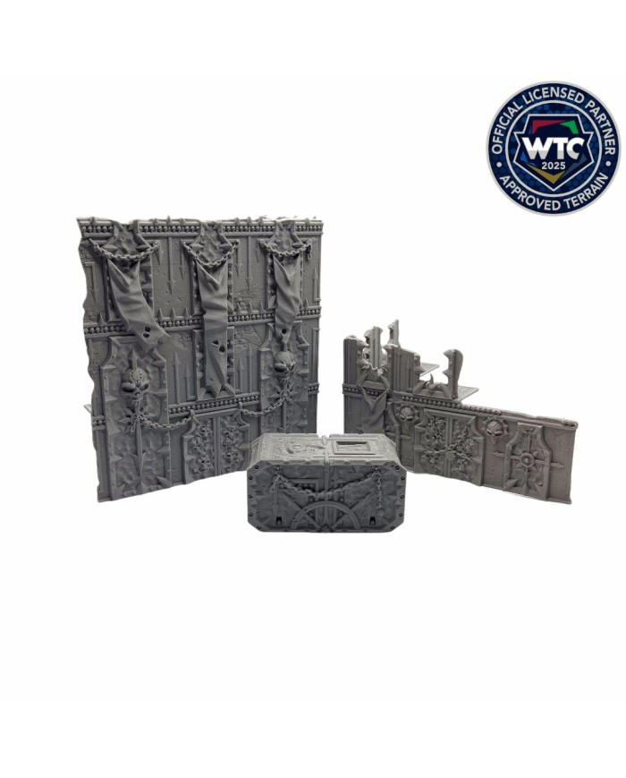 WTC 40K Chaos Terrain Foldable Bundle - 10E|Txarli Factory|WTC 40K Terrain