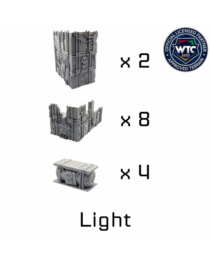 Orc WTC 40K Terrain Official Foldable Bundle - 10E|Txarli Factory|TerrainandminisOrc WTC 40K Terrain Official Foldable Bundle - 10E|Terrainandminis|Txarli Factory