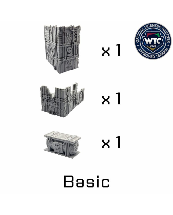 Escenografia WTC 40K Orco Plegable Oficial - 10ª Edición|Terrainandminis|Txarli Factory
