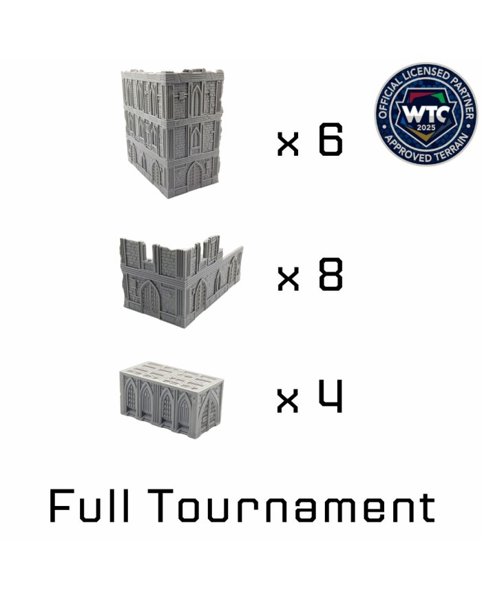 Escenografia Plegable WTC 40K Catedral - 10ª Edición|Terrainandminis|Txarli Factory