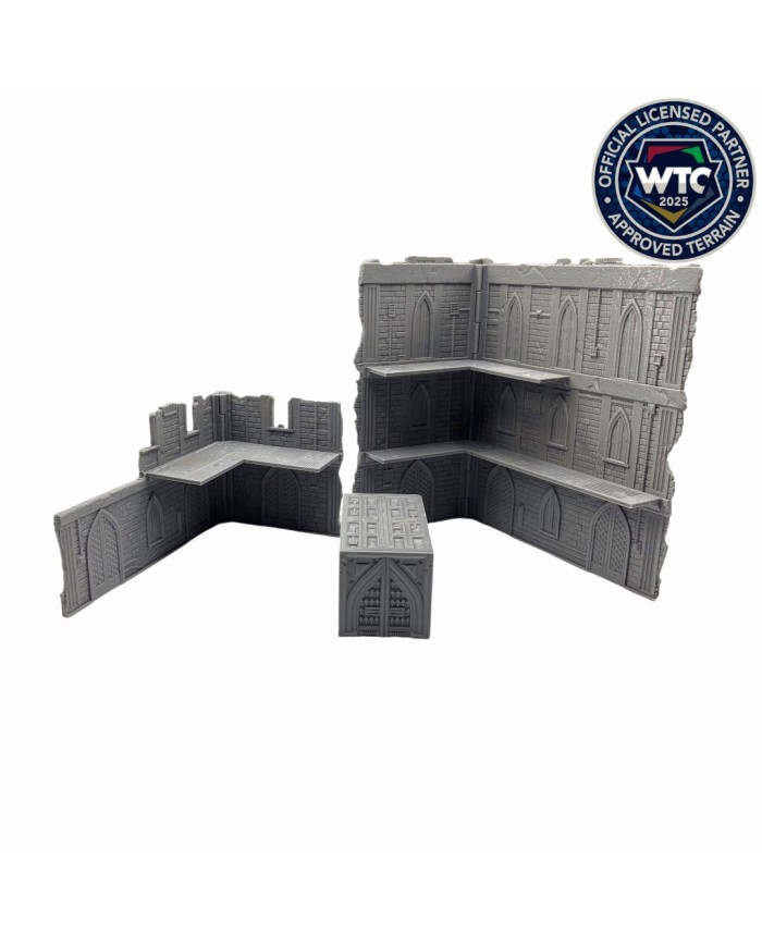 Escenografia Plegable WTC 40K Catedral - 10ª Edición|Txarli Factory|Terrainandminis
