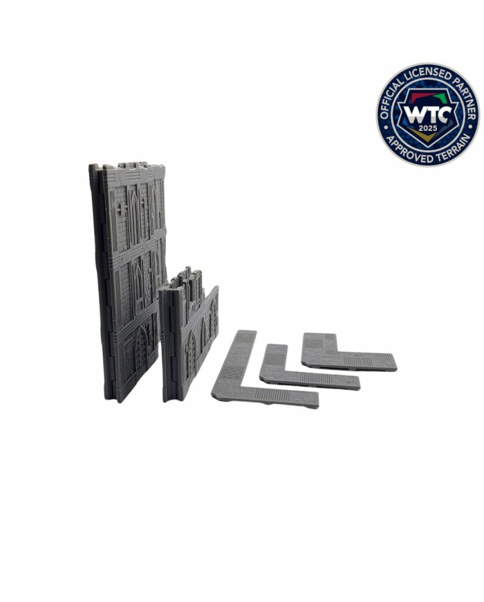 Escenografia Plegable WTC 40K Catedral - 10ª Edición|Txarli Factory|Terrainandminis