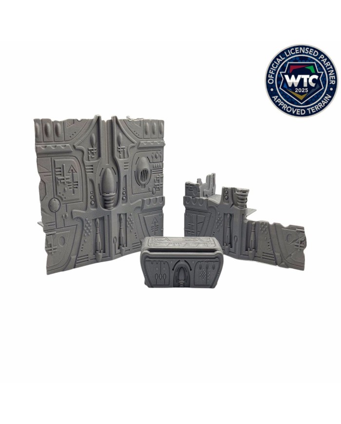 Eldar WTC 40K Terrain Official Foldable Bundle - 10E|Txarli Factory|

















Eldar WTC 40K Terrain Foldable with The Eldars style. Thanks to the buildings folding system, you can store the 40K terrain in the smallest possible space.
In addition, the floors are removable, offering several advantages:

Interchangeable floors with other 40K scenery
Ready for future changes to the Aeldari WTC 40K compatible floor dimensions
Rigid system for buildings once assembled
Completely horizontal floors
Improved play experience (you can remove the floors if they get in the way while playing)

WTC 40K Terrain Foldable designed by Txarli Factory™, a Licensed Terrain Partner de WTC 40K 10th Edition, available in several versions.

This compatible Aeldari WTC 40K Set includes the following scenery elements:

WTC 40K Set - Full Tournament Option
6 3-story buildings
8 2-story buildings
4 shipping containers

WTC 40K Set - Light Option
2 3-story buildings
8 2-story buildings
4 shipping containers

WTC 40K Set - Medium Option
4 3-story buildings
6 2-story buildings
4 shipping containers

WTC 40K Set - Heavy Option
6 3-story buildings
4 2-story buildings
4 shipping containers

WTC 40K Set - Basic Option
1 3-story building
1 2-story building
1 shipping container

The dimensions of these items comply with the WTC 40K scenography standard, as follows:
3-story building: 9" x 5" x 9.5"
2-story building: 9" x 5" x 5"
Container: 5" x 2.5" x 2.5"

WTC 40K Terrain Foldable  made of bioplastic (PLA+) in 28mm/32mm scale.
All elements come unpainted and may require assembly.









Terrain And Minis is an authorized dealer with a commercial license from Txarli Factory™.





WTC 40K is a global Warhammer 40K tournament organized by the World Team Championship. You can find answers to your questions about WTC 40K terrain table layout in WTC 40K Rules.

This 40K terrain is not affiliated with or endorsed by Games Workshop or any of its subsidiaries and is compatible with all 28mm/32mm scale Grimdark tabletop games, such as Grimdark Future, Trench Crusade, Aeldari WTC 40K , Warhammer 40K or Warmachine.

Warhammer 40K scenery can be purchased from the Games Workshop Warhammer™ Store.












