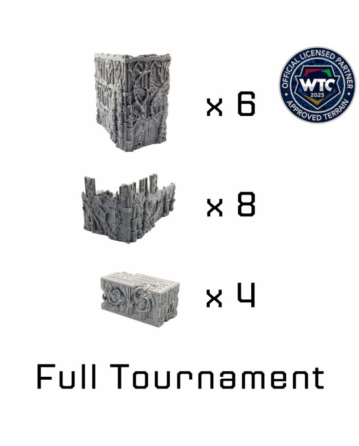 Escenografia WTC 40K Plegable de Nidos - 10ª Edición|Terrainandminis|Txarli Factory