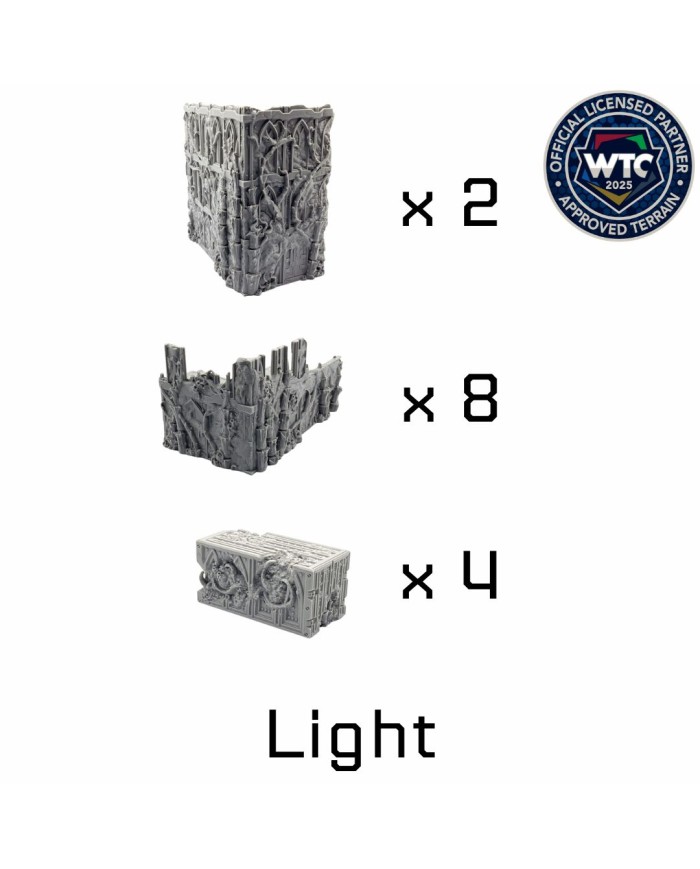 Escenografia WTC 40K Plegable de Nidos - 10ª Edición|Terrainandminis|Txarli Factory