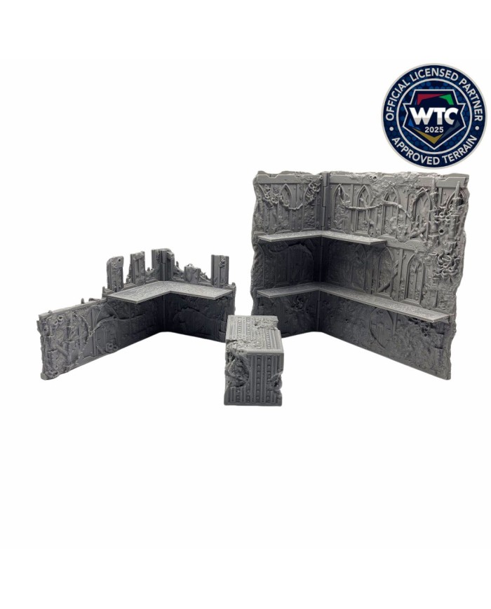 WTC 40K Terrain Foldable Nids Bundle - 10E|Txarli Factory|Terrainandminis