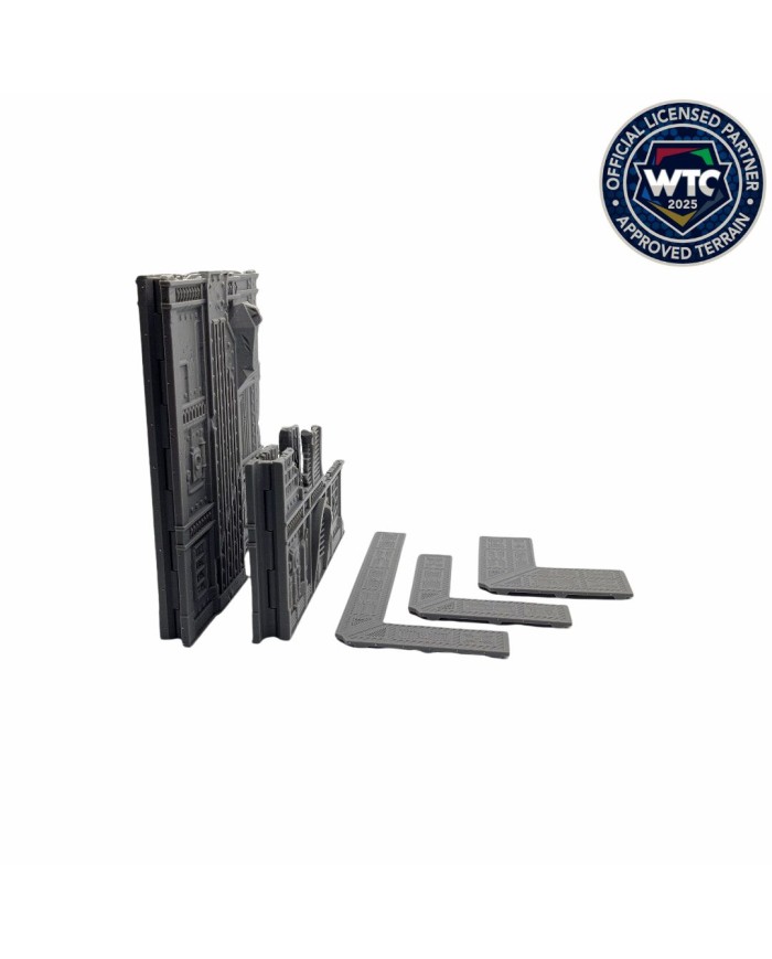 WTC 40K Industrial Terrain Foldable Bundle - 10E|Txarli Factory|Terrainandminis