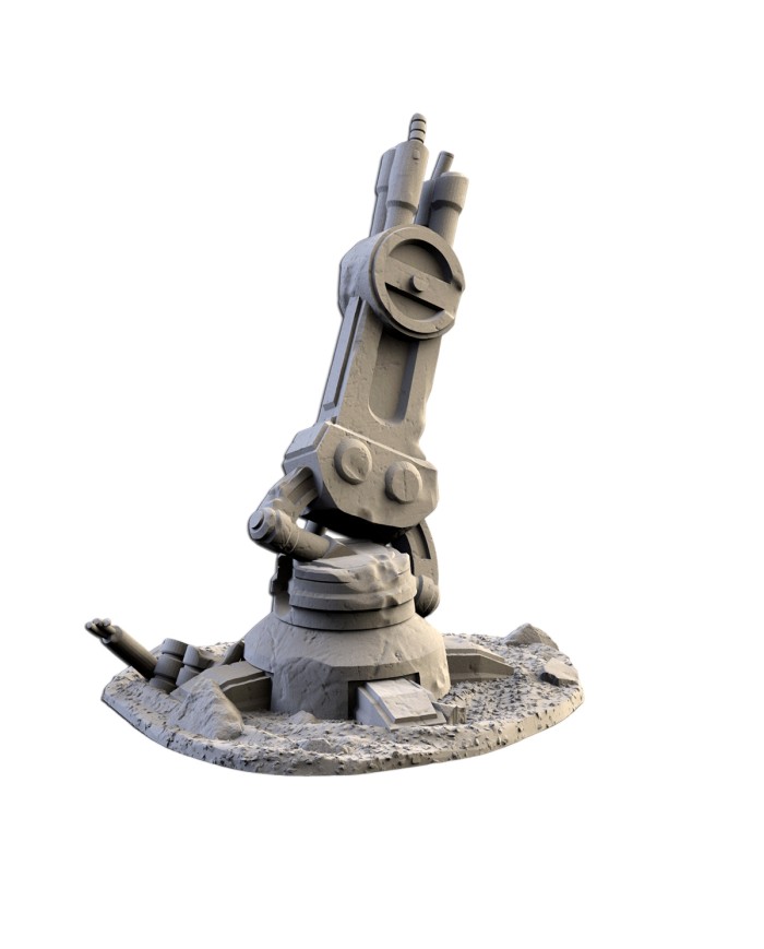 Destroyed Walker Leg Terrain - C|Txarli Factory
