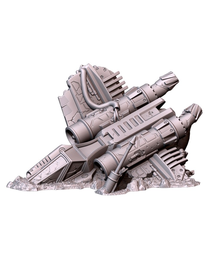 Crashed Spaceship - B|Txarli Factory