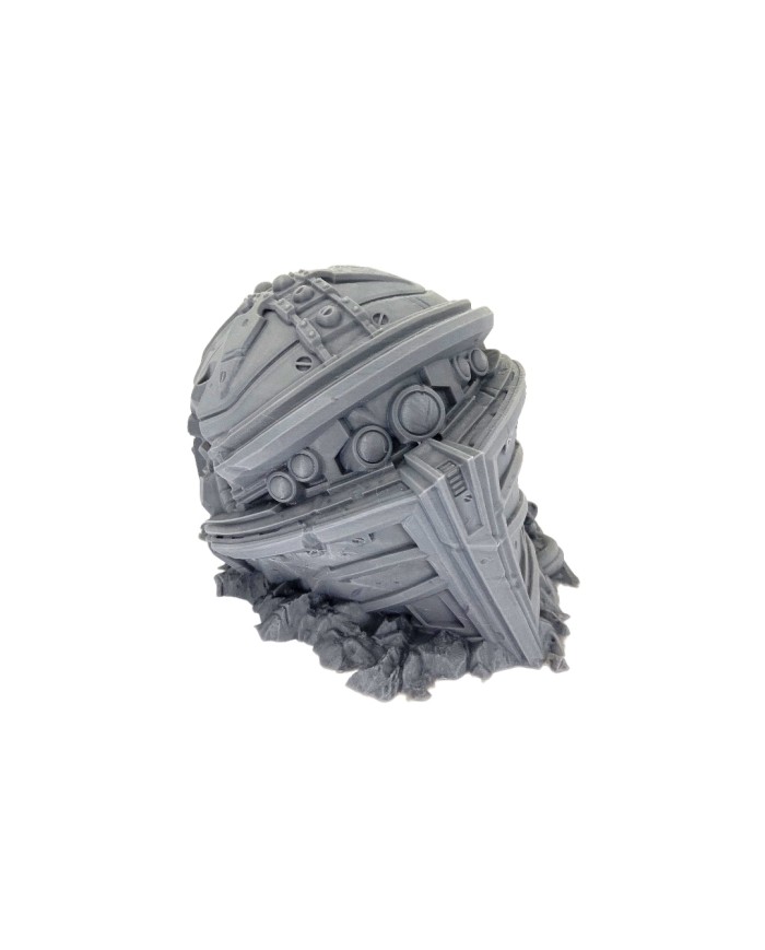 Destroyed Titan Head Terrain|Txarli Factory|Terrainandminis