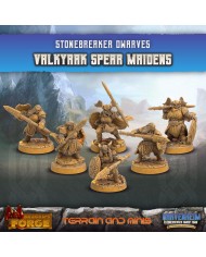 Dwarven Valkyraks - Spear Maidens - 6 minis