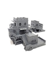 Set of Desert Lumber Mill, Carpenter and Scaffold|Terrainandminis