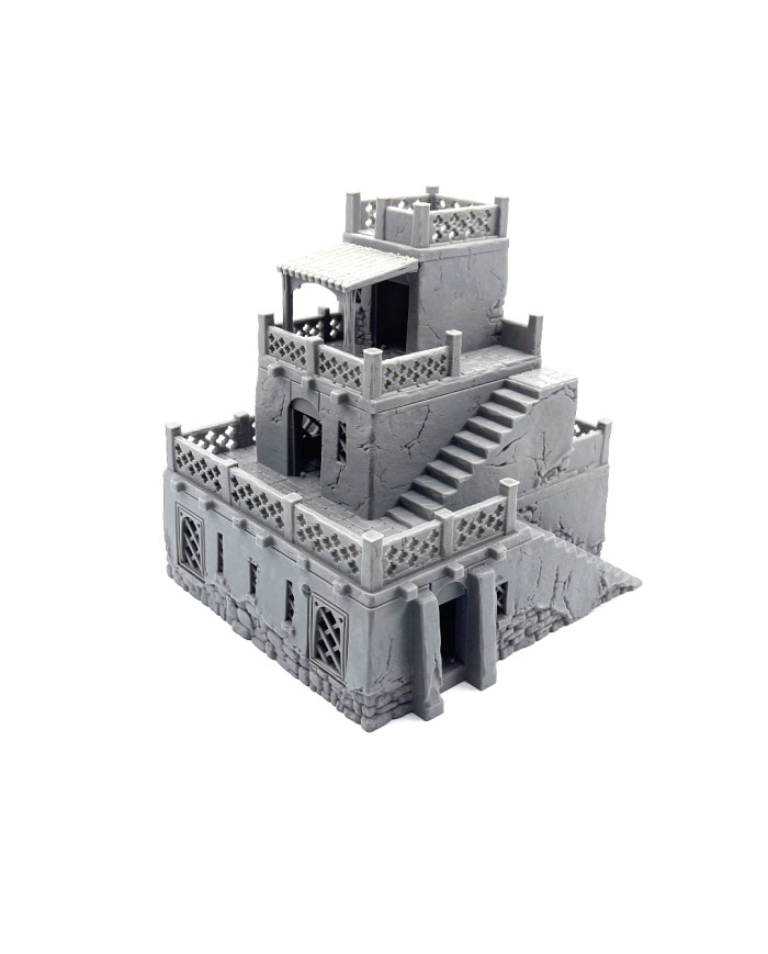 Three-story Desert House - B|Desert Terrain