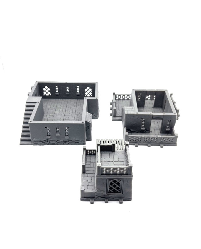 Three-story Desert House - B|Three-story Desert House is a 28mm scale wargame terrain piece.
Three-story Desert House can be used as wargame terrain , role-playing games, or desert dioramas.
The Three-story Desert House comes unpainted and requires assembly.
Made with bioplastic in 3D printers.
We inspect all of our products before shipping, but due to the nature of 3D printing, some objects may require cleaning before use.
Terrain And Minis is an authorized printer of Arenpi Dungeon Party™. 
More wargame terrain or other type of house to use as terrain in RPGs designed by Arenpi Dungeon Party can be found here.