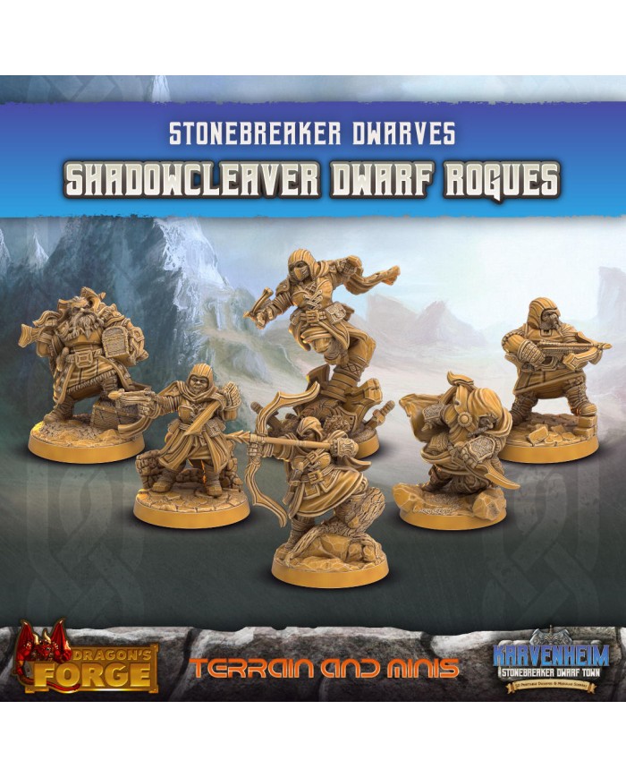 Dwarven Rogues - Shadowcleaver - 6 minis