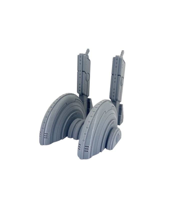 Stratum Commonwealth Double Shield Generator|Corvus Game Terrain
