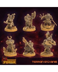 Dwarven Barbarians - Ironpelt - 6 minis