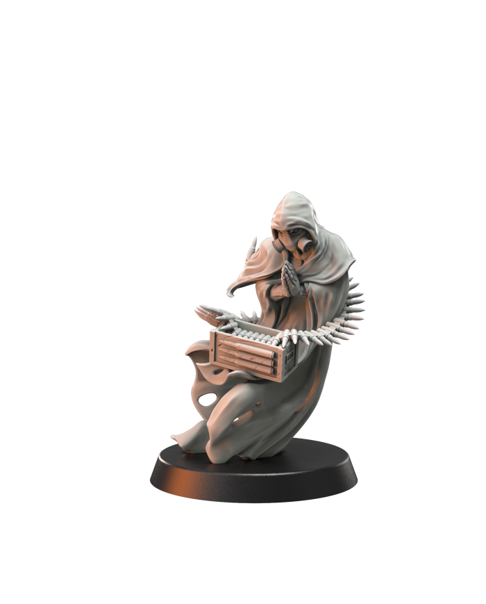Wraith Monk|Crab Miniatures|Trench Crusade Miniatures