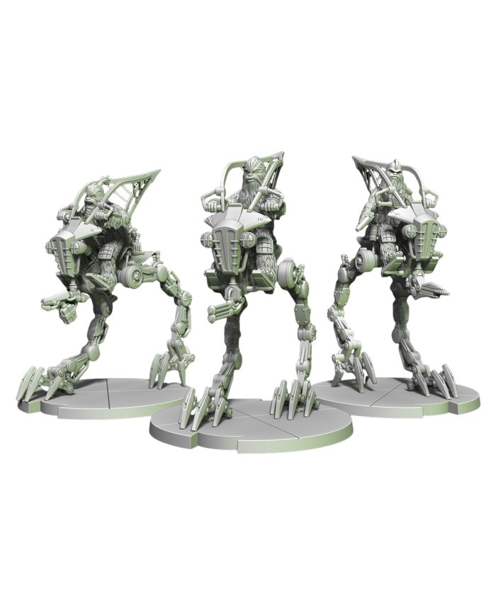 Caminantes AT-FT Armados (x3)|Anvilrage Studios|Guerreros Peludos