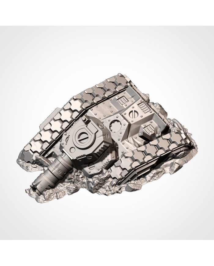 Destroyed LR Tank - C