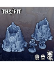 Dos Chimeneas volcánicas - A|Forbidden Prints|Escenografia Volcánica
