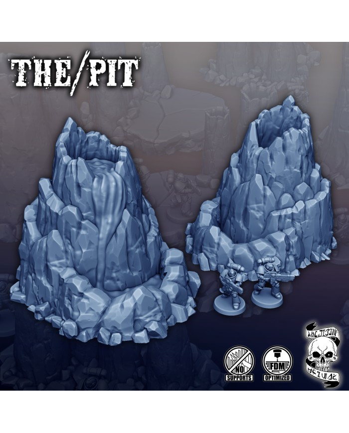 Two Volcanic chimneys - C|Forbidden Prints|Volcanic Terrain