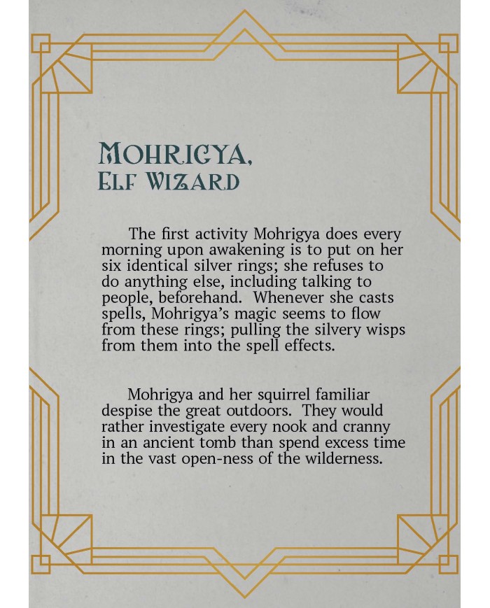 Elf Wizard Female - Mohrigya