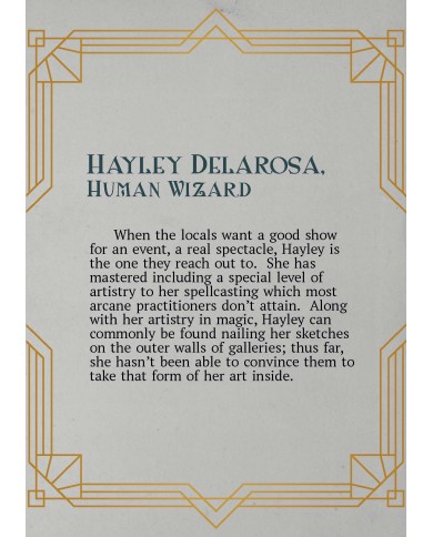 Human Wizard Female - Hayley