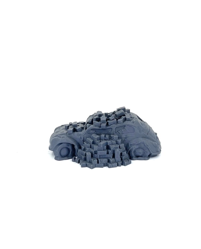 Wrecked Car - B|Bad Roll Games|Punkapocalyptic Terrain