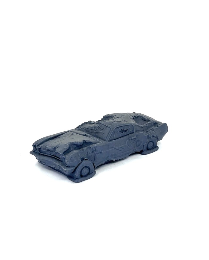 Wrecked Car - C|Bad Roll Games|Punkapocalyptic Terrain