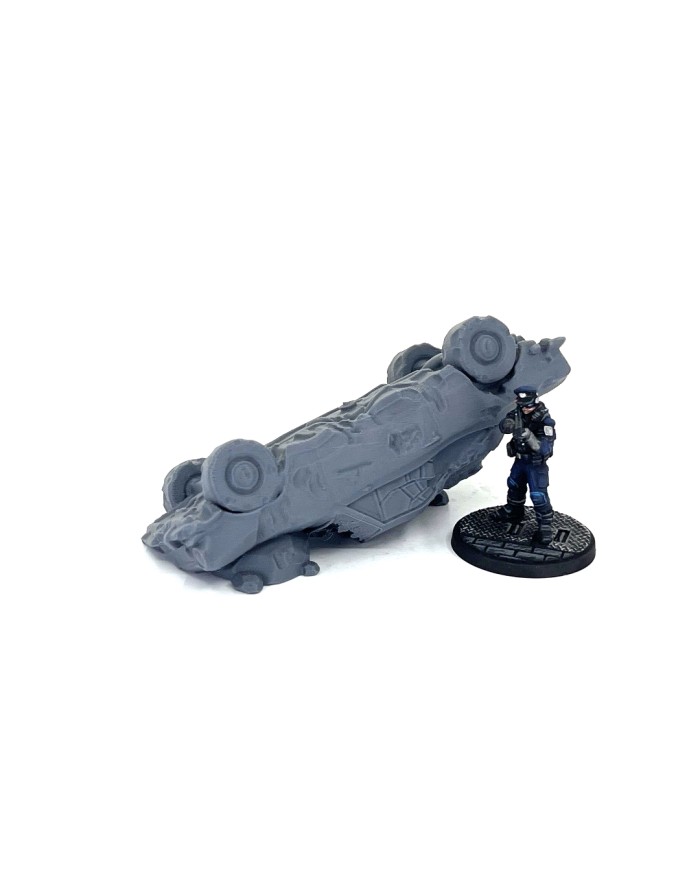 Coche Destrozado - D|Bad Roll Games|Escenografía Punkapocalyptic