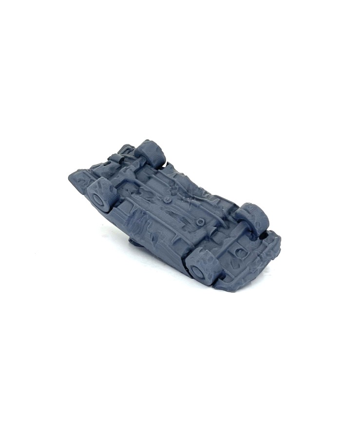Wrecked Car - D|Bad Roll Games|Punkapocalyptic Terrain