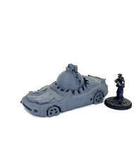 Coche Destrozado - E|Bad Roll Games|Escenografía Punkapocalyptic