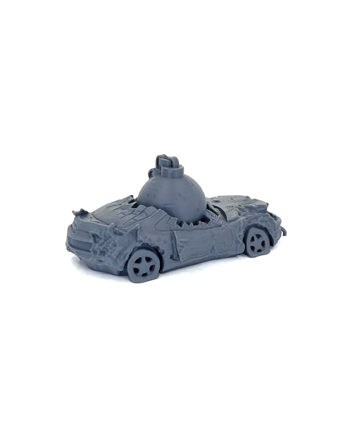 Wrecked Car - E|Bad Roll Games|Punkapocalyptic Terrain