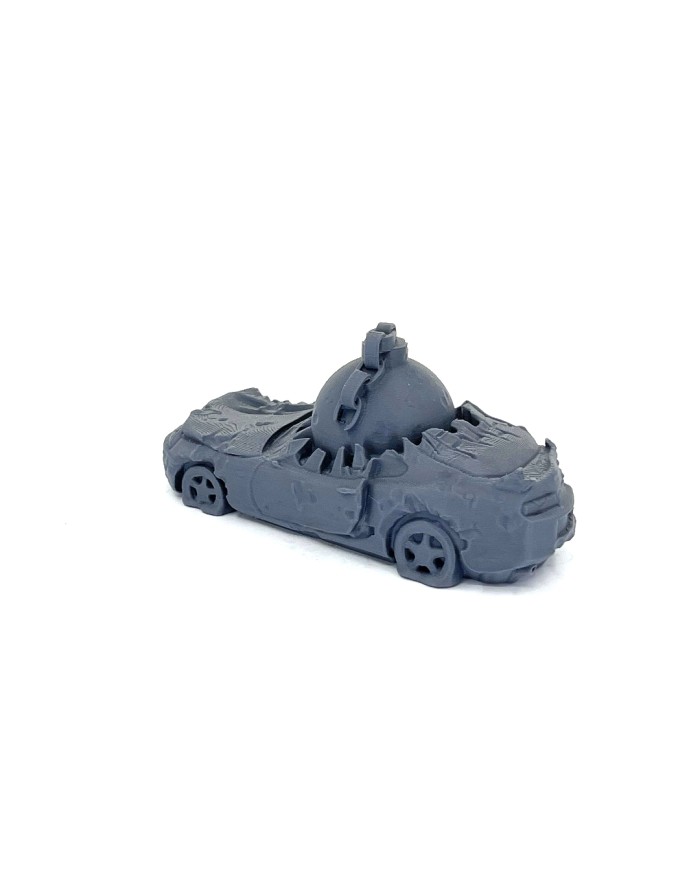 Coche Destrozado - E|Bad Roll Games|Escenografía Punkapocalyptic