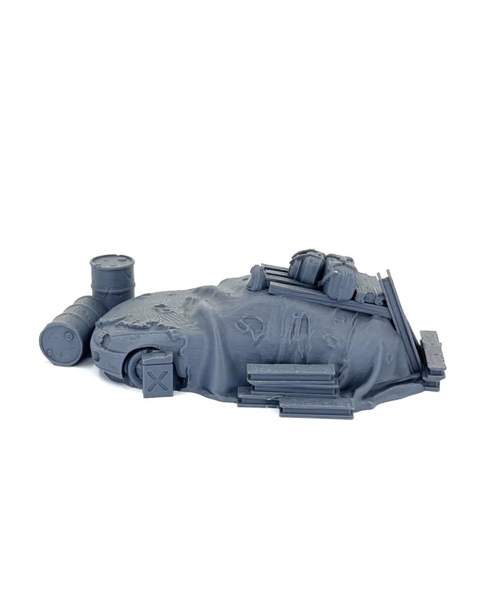 Wrecked Car - G|Bad Roll Games|Punkapocalyptic Terrain