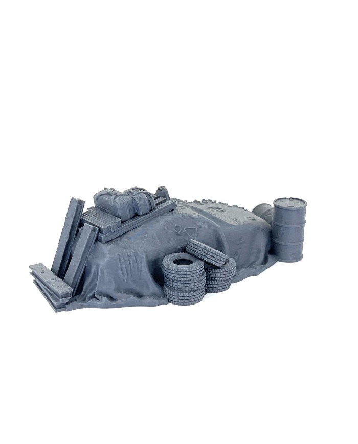 Wrecked Car - G|Bad Roll Games|Punkapocalyptic Terrain