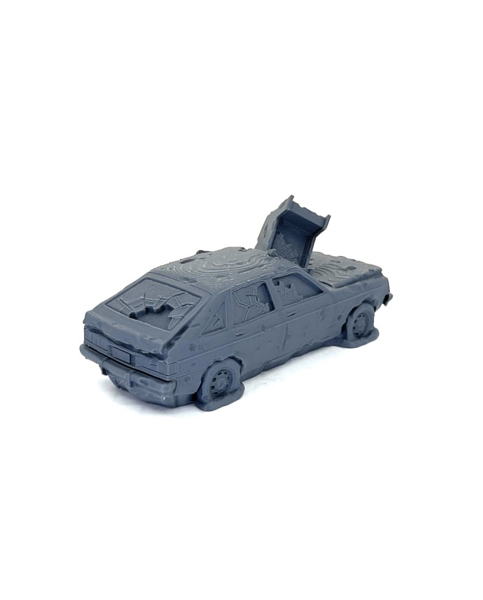 Wrecked Car - I|Bad Roll Games|Punkapocalyptic Terrain
