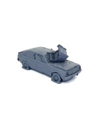 Wrecked Car - I|Bad Roll Games|Punkapocalyptic Terrain