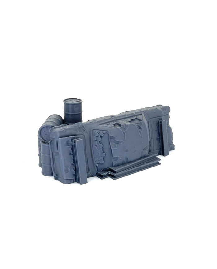 Wrecked Car - J|Bad Roll Games|Punkapocalyptic Terrain