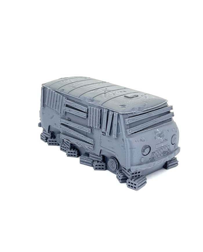 Wrecked Car - K|Bad Roll Games|Punkapocalyptic Terrain