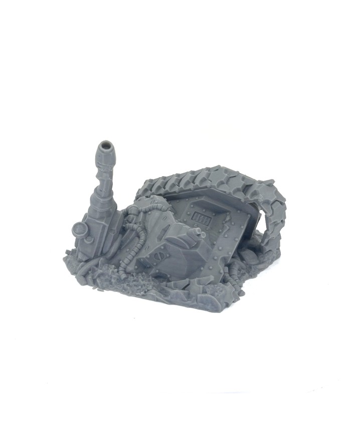 Destroyed LR Tank - A|Txarli Factory|Grimdark Scatter Terrain