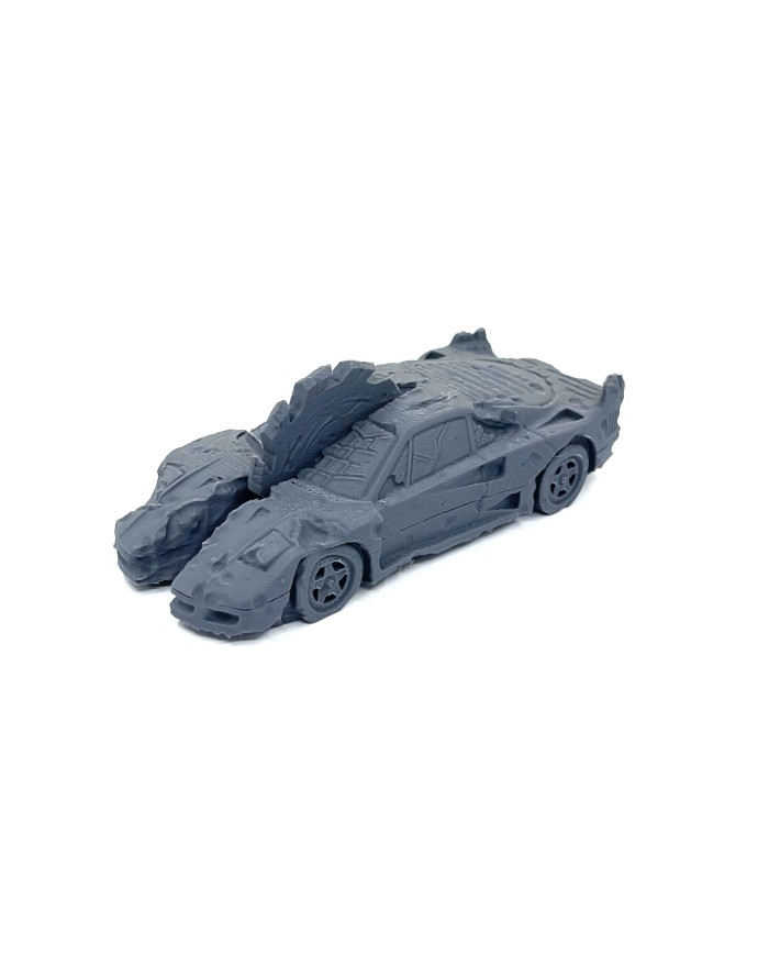 Wrecked Car - L|Bad Roll Games|Punkapocalyptic Terrain