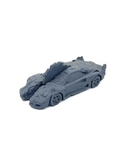 Wrecked Car - L|Bad Roll Games|Punkapocalyptic Terrain