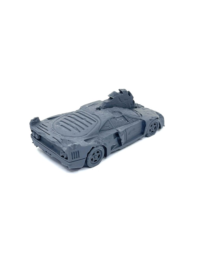 Wrecked Car - L|Bad Roll Games|Punkapocalyptic Terrain