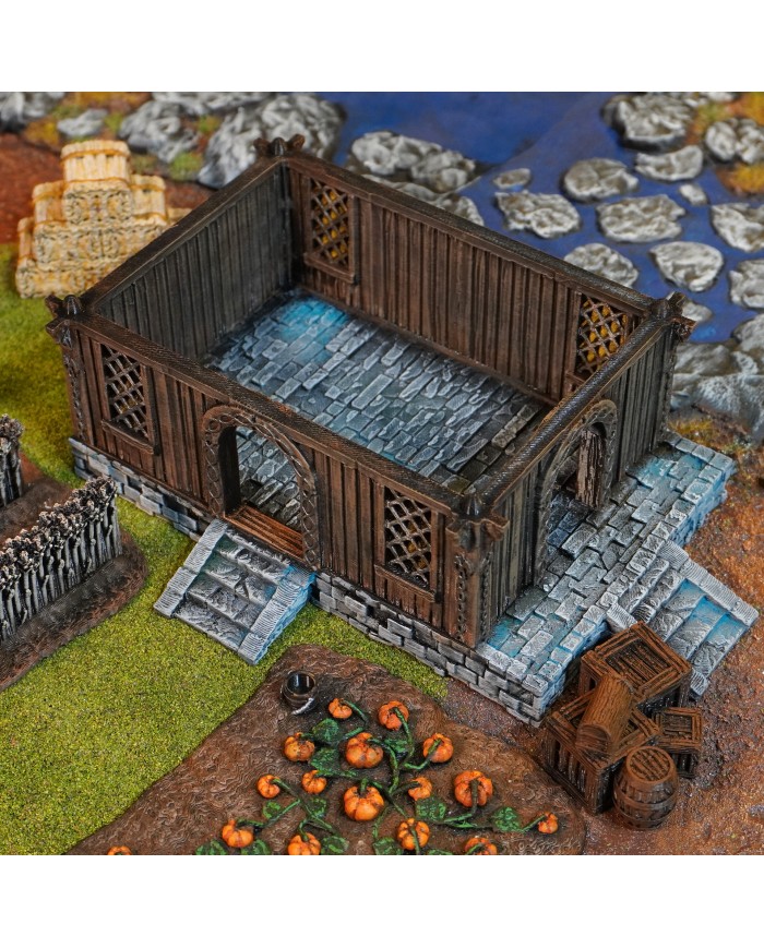Hogar del Guerrero del Reino de Sajonia|Conquest Creations|Escenografía Reino de Sajonia
